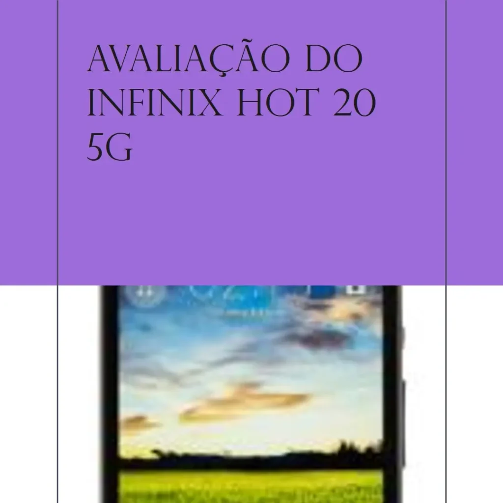 Smartphone INFINIX HOT 20 5G com 128GB e Bateria 5000mAh
