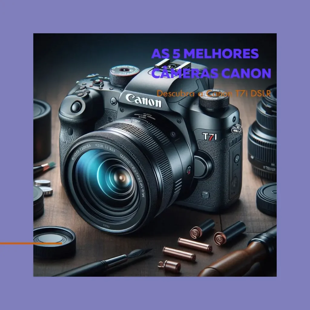 As 5 Melhores Opções de  Canon t7i dslr camera