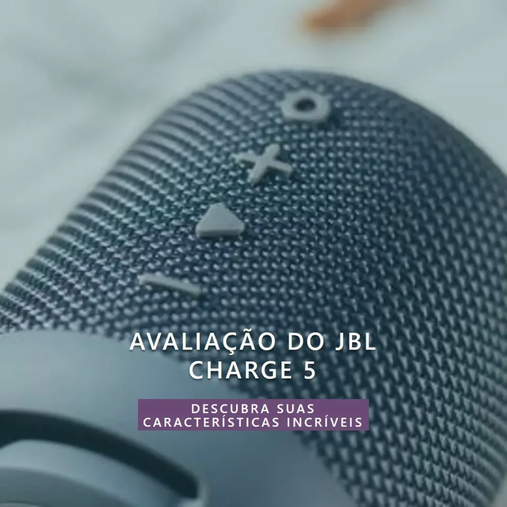 JBL Charge 5 Bluetooth À Prova D’Água e Poeira