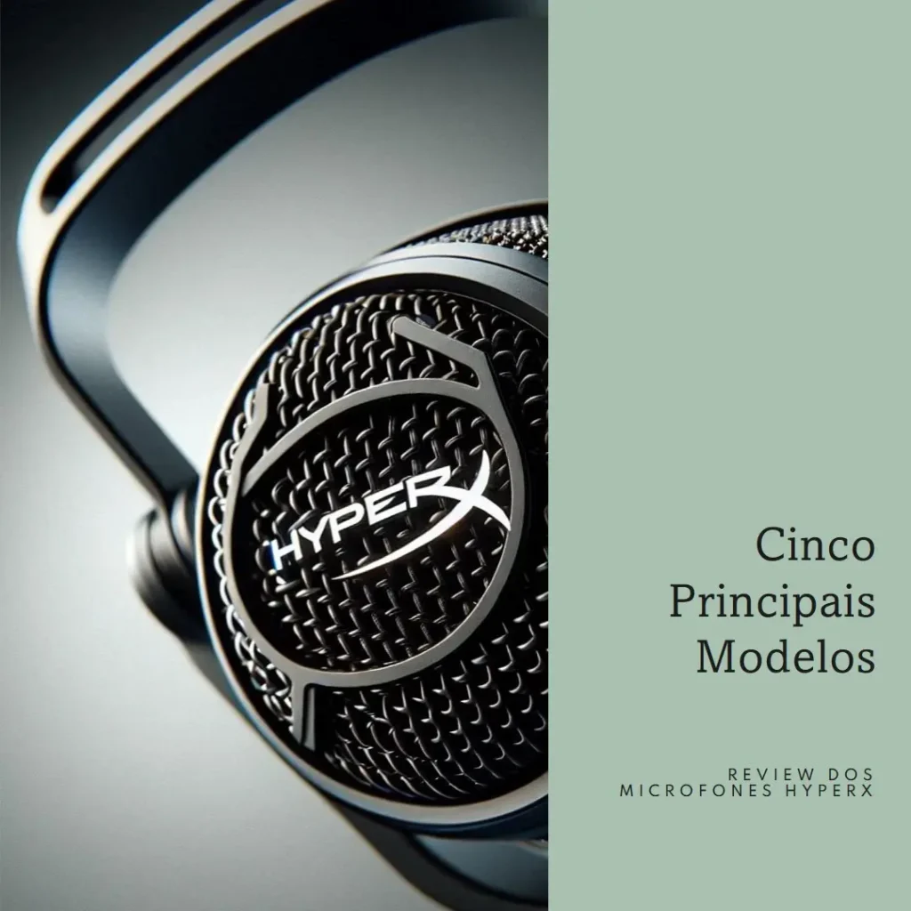Cinco Principais Modelos de Hyperx microfone