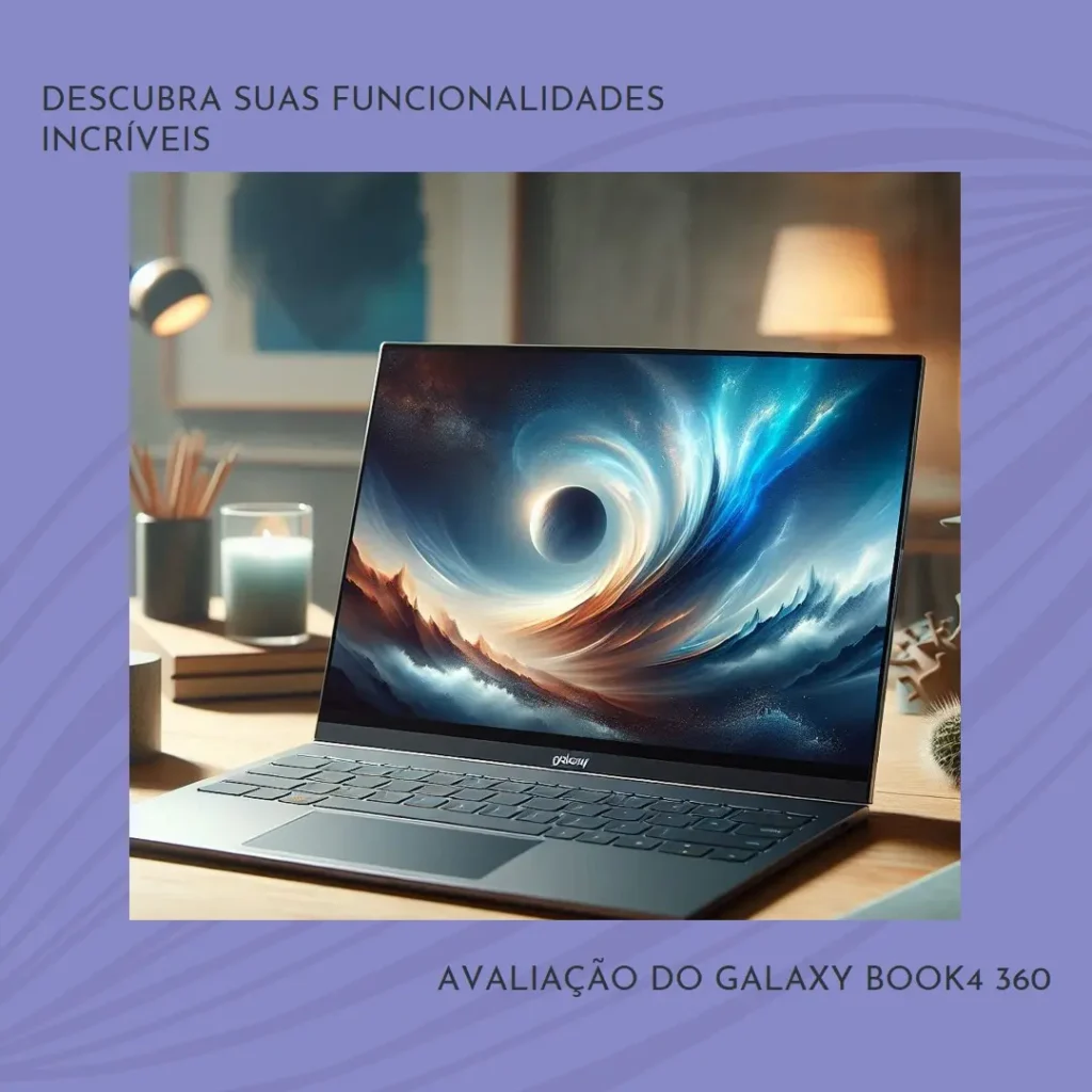 Galaxy Book4 360 Intel Core 5 com Tela AMOLED 15.6"