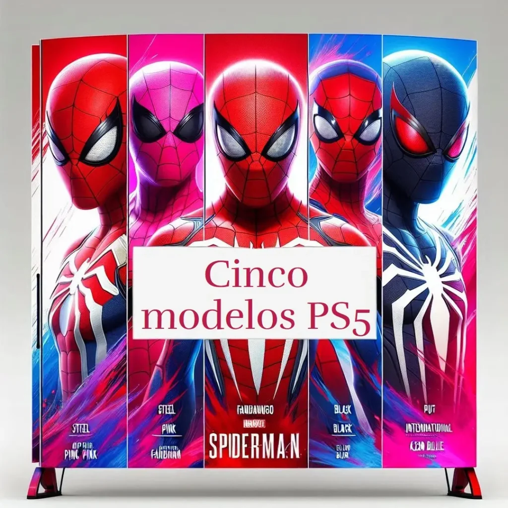 Cinco Principais Modelos de ps5 homem aranha