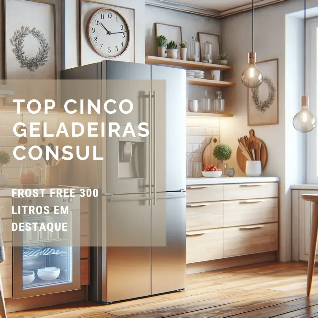 Top Cinco geladeira Consul frost free 300 litros