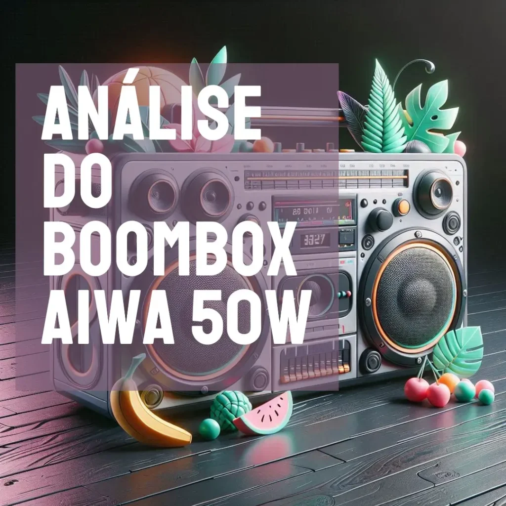 Principais Cinco boombox aiwa 50w