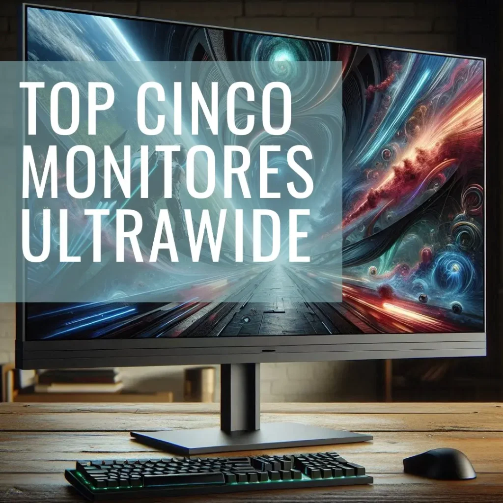 Top Cinco monitor ultrawide branco