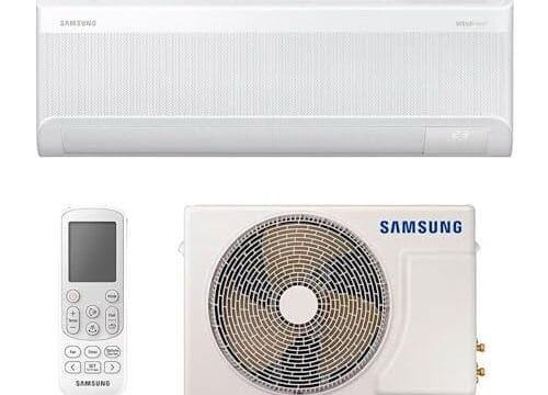 Ar-condicionado Split Inverter 9000 Btus Samsung Windfree Ai Wi-fi High Wall Só Frio Ar09dyfaawknaz/ar09dyfaawkxaz 220v