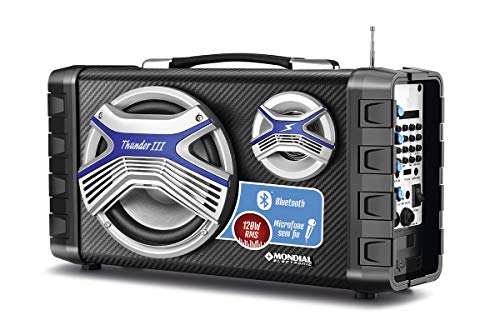 Caixa de Som Amplificada Mondial, Multi Connect, Bivolt, 120W RMS - MCO-13