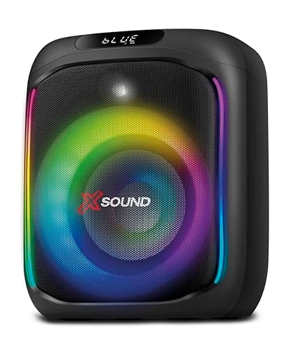 Caixa de Som Party Box Mondial, Luzes Multicores, Bluetooth, 350W RMS, TWS - PBX-350