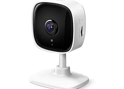 Camera de Segurança Wi-Fi, 1080p Full HD TP-Link Tapo C100, Visão Noturna, Audio de Duas Vias, Trabalha com Alexa, Detecção de Movimento, 512G de armazenagem, Armazenamento na Nuvem