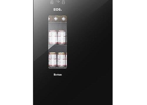 Cervejeira Eos Bierhaus 100 Litros Black Glass Frost Free Ece120 110v
