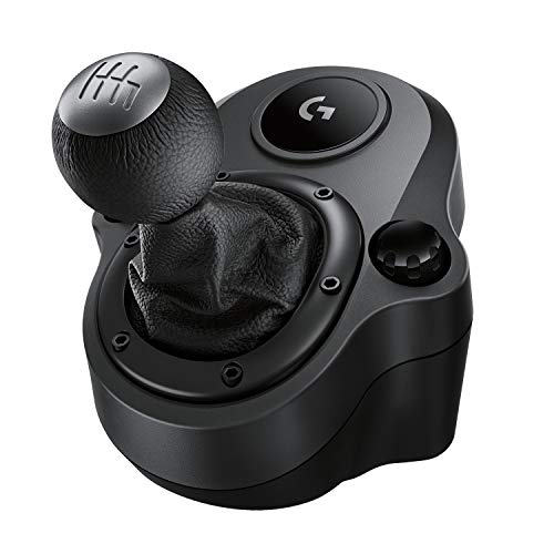 Câmbio Logitech G Driving Force - Compatível com Volantes Logitech G923, G29 e G920 para PS5, PS4, Xbox Series X|S, Xbox One e PC
