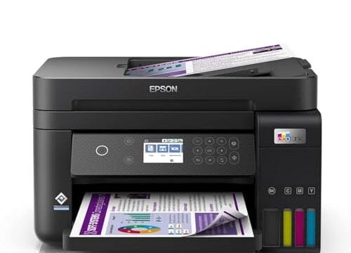 EPSON Multifuncional EcoTank L6270 - Tanque de Tinta Colorida, Wi-Fi Direct, Ethernet, Frente e Verso Automático, ADF, Bivolt, Preto