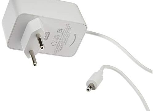 Fonte de energia bivolt de 15W - compatível com o Echo Dot (3ª, 4ª e 5ª gerações), Echo Dot com Relógio (3ª, 4ª e 5ª gerações), Echo Spot (2024) e Echo Show 5 (2ª geração)