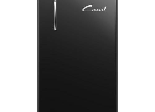 Frigobar Retrô Preto Vinil Consul 117 Litros - CRA12AE 110v