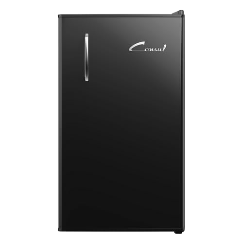Frigobar Retrô Preto Vinil Consul 117 Litros - CRA12AE 110v