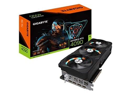 GIGABYTE Placa gráfica GeForce RTX 4090 Gaming OC 24G, 3 ventoinhas WINDFORCE, placa de vídeo 24GB 384-bit GDDR6X, GV-N4090GAMING OC-24GD
