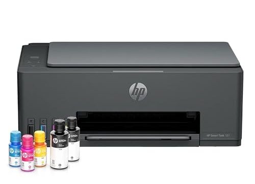 Impressora Multifuncional HP Smart Tank 581 Tanque de Tinta Colorida Wi-Fi com autorreparo, USB - Impressora, Copiadora e Scanner Cor: ‎Cinza Chumbo (4A8D5A)