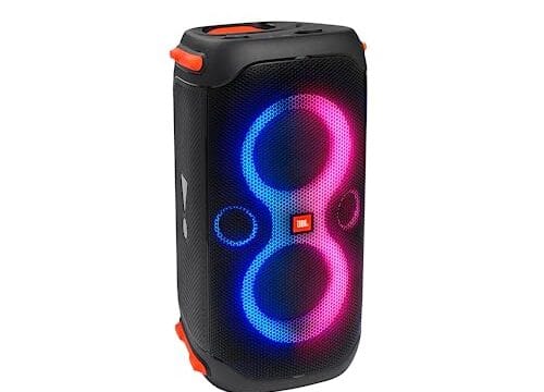 JBL, Caixa de Som, PartyBox 110, Bluetooth, Portátil, Show de Luzes, À Prova de Respingos - Preta
