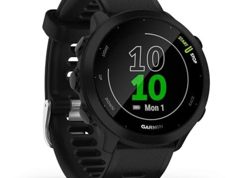 Monitor Cardíaco de Pulso com GPS Garmin Forerunner 55 Preto EU
