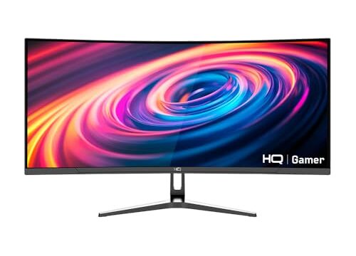 Monitor Gamer 34" Curvo 1ms, 165Hz, UltraWide (QHD) - 3440x1440 AMD FreeSync, HDMI, DP, HQ Premium HQ34C16
