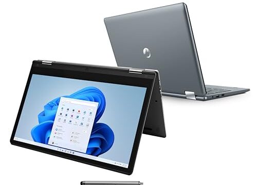 Notebook Positivo Duo 2 em 1 Intel Celeron Windows 11 Home 4GB 128GB, Tela 11.6" IPS HD, Cinza - C4128B-3