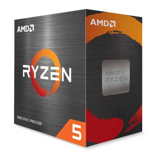 PROCESSADOR AMD RYZEN 5 5600 3.5GHz (TURBO 4.4GHz) 32MB CACHE AM4 100-100000927BOX, Cerâmica cinza