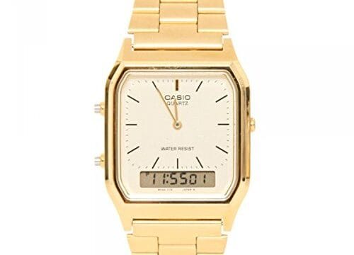 Relógio Feminino Anadigi Casio Vintage AQ-230GA-9DMQ - Dourado