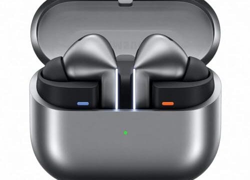 Samsung Galaxy Buds3 Pro, Fone de Ouvido sem fio, Cancelamento de Ruído Inteligente, Galaxy AI - Cinza