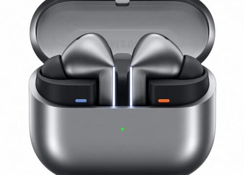 Samsung Galaxy Buds3 Pro, Fone de Ouvido sem fio, Cancelamento de Ruído Inteligente, Galaxy AI - Cinza