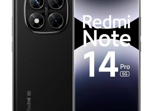 Smartphone Xiaomi Redmi Note 14 Pro 5G Midnight Black (Preto) 8GB RAM 256GB ROM NFC