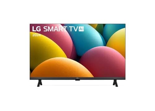 Smart TV 32" LG HD 32LR600B Processador α5 Ger6 AI Alexa integrado LG Channels webOS 23 compatível com Controle Smart Magic