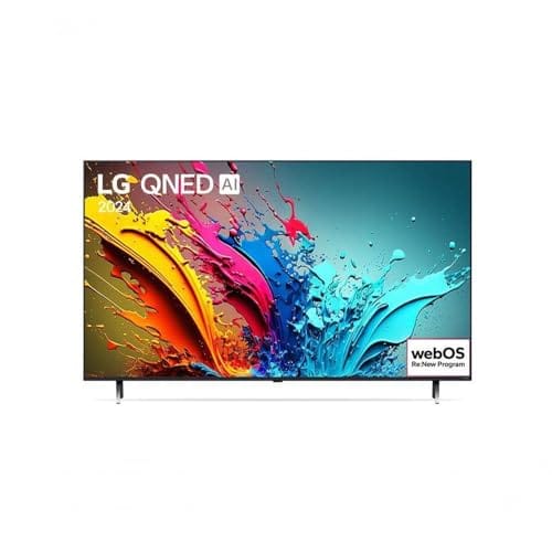 Smart TV 4K 75" LG QNED 75QNED85T Processador α8 AI Painel 120Hz Quantum Dot Nanocell Local Dimming Design Super Slim FreeSync webOS 24