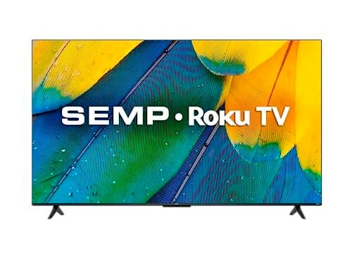 Smart TV LED 50" 4K UHD Semp RK8600 - Roku, Alexa, Wifi
