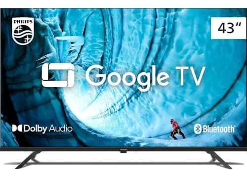 Smart TV Philips 43" Full HD 43PFG6909/78, Google TV, Comando de Voz, HDR