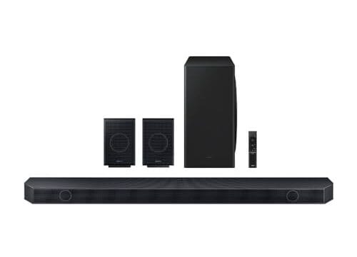 Soundbar Samsung HW-Q930D, com 9.1.4 canais,Wireless Dolby Atmos, Sincronia Sonora e Alexa integrado