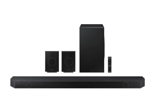 Soundbar Samsung HW-Q990D, com 11.1.4 canais,Wireless Dolby Atmos, Sincronia Sonora e Alexa integrado