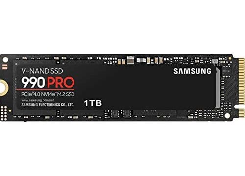 SSD Samsung 990 PRO 1TB NVMe M.2 2280 (Leitura até 7450MB/s e Gravação até 6900MB/s)
