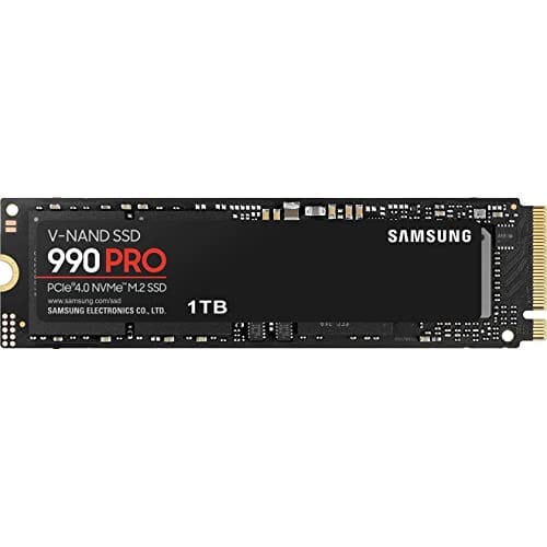 SSD Samsung 990 PRO 1TB NVMe M.2 2280 (Leitura até 7450MB/s e Gravação até 6900MB/s)