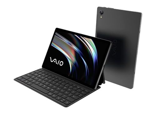 Tablet VAIO TL10 8GB 128GB Octa-Core, Tela 10.4” 2K, 4G WiFi, Câmera 8MP + Selfie 5MP, 7000mAh, Android 13, com Teclado de Conexão Inteligente – Preto