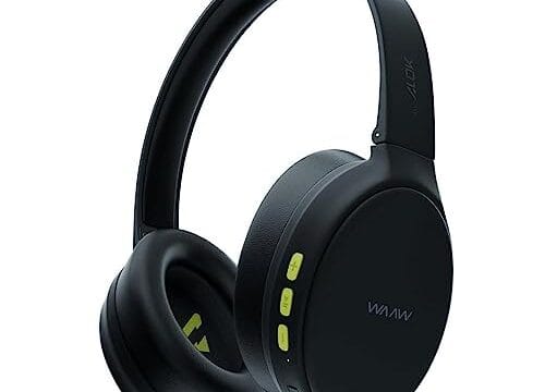 WAAW by ALOK Fone de Ouvido Headphone SENSE 200HB Bluetooth, Até 25h de Autonomia, Microfone, Conexão Multipontos