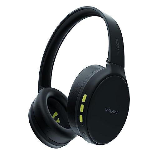 WAAW by ALOK Fone de Ouvido Headphone SENSE 200HB Bluetooth, Até 25h de Autonomia, Microfone, Conexão Multipontos