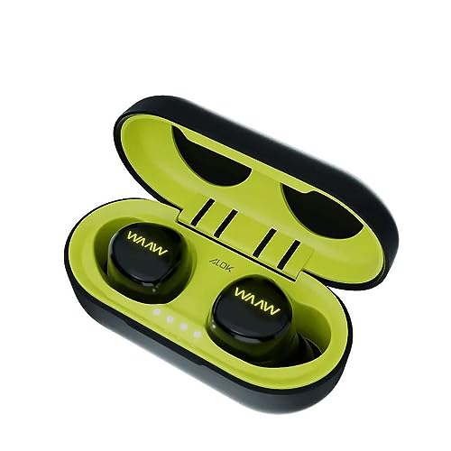 WAAW by ALOK Fone de Ouvido MOB 100EB sem Fio Bluetooth, Intra-Auricular com Microfone e Toque inteligente