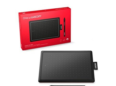 Wacom One CTL472 - Mesa Digitalizadora, Preto / Vermelho