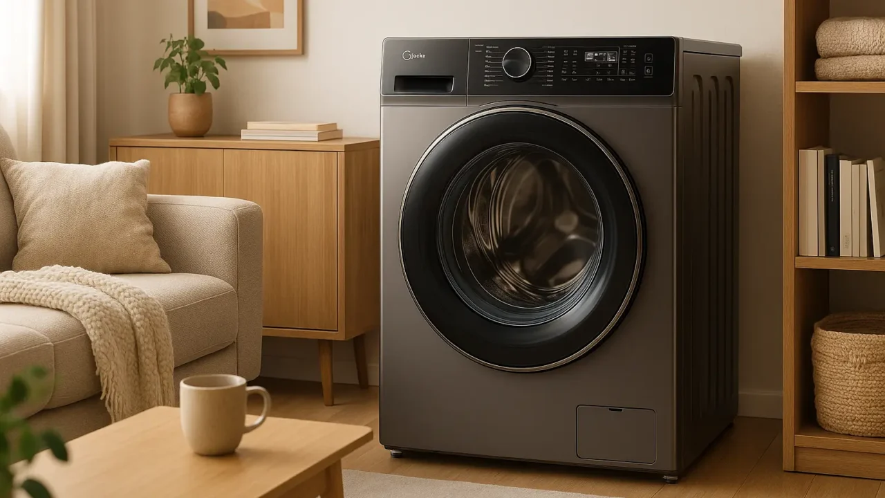 Lava e Seca Midea HealthGuard Titanium: Conectividade e Praticidade