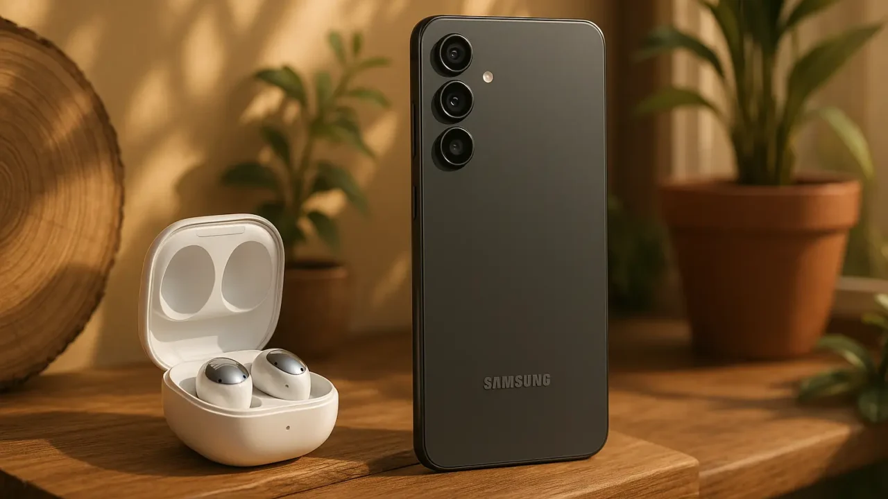 Samsung A36 5G (128GB) + Galaxy Buds FE: Tecnologia e Conectividade