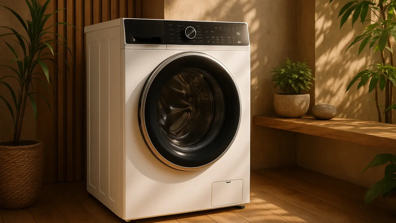 Lava e Seca Midea 10,5kg HealthGuard Branca Conectada: Eficiência e Conectividade