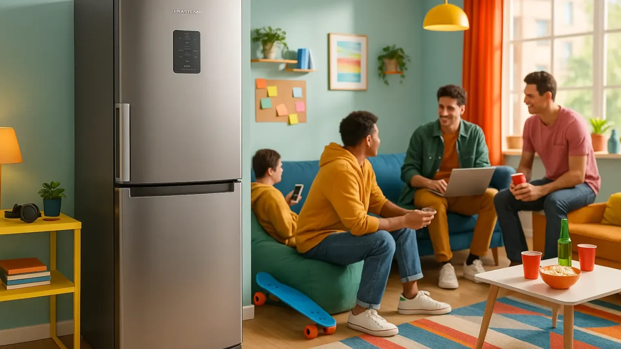 Geladeira Brastemp Frost Free 375L com Espaço Adapt