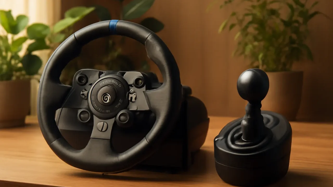 Kit Logitech G923 Xbox + Câmbio: Realismo e Controle Supremo