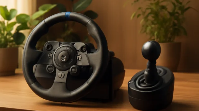 Kit Logitech G923 Xbox + Câmbio: Realismo e Controle Supremo