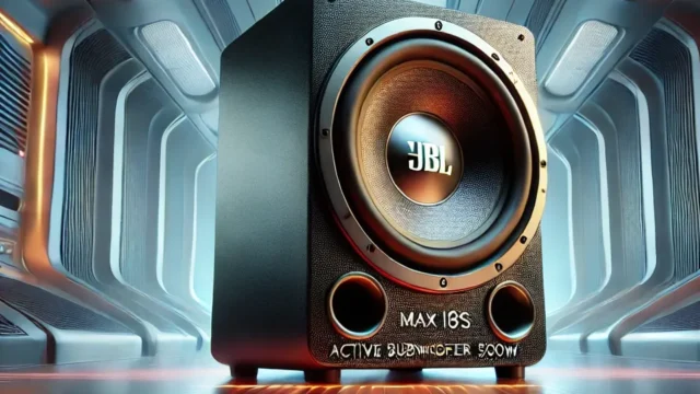 Caixa de Som JBL Max 18S Subwoofer Ativo 500W: Potência e Qualidade de Som para Sua Casa